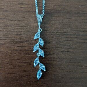 Bridesmaids Dainty Leaf Necklace